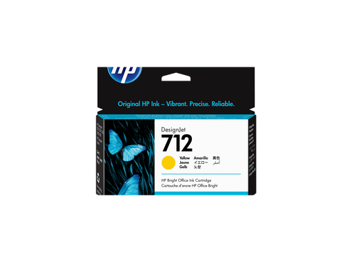 [3ED69A] HP 712 29-ml Yellow DesignJet Ink Cartridge