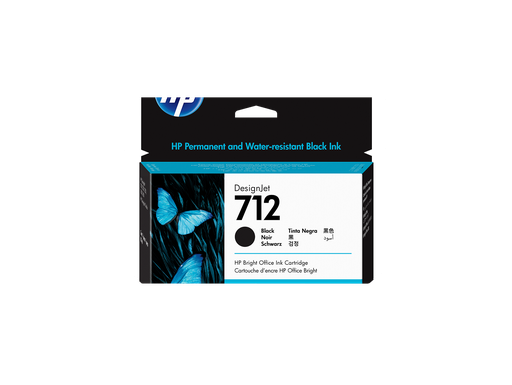 [3ED71A] HP 712 80-ml Black DesignJet Ink Cartridge