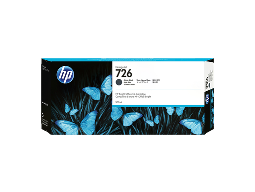 [CH575A] HP 726 300-ml Matte Black DesignJet Ink Cartridge