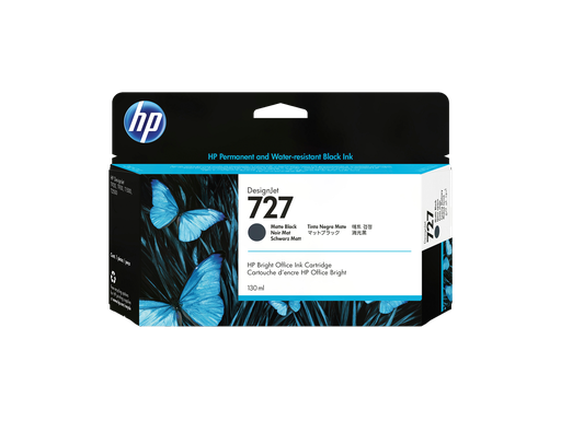 [B3P22A] HP 727 130-ml Matte Black DesignJet Ink Cartridge