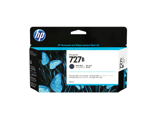 [3WX13A] HP 727B 130-ml Matte Black DesignJet Ink Cartridge