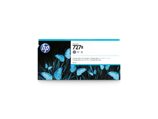 [3WX21A] HP 727B 300-ml Gray DesignJet Ink Cartridge