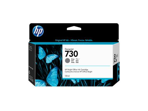 [P2V66A] HP 730 130-ml Gray DesignJet Ink Cartridge