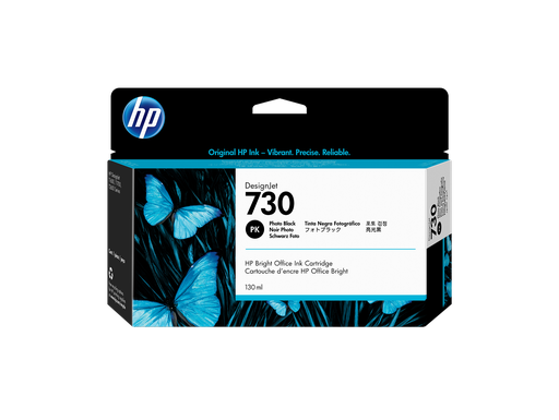 [P2V67A] HP 730 130-ml Photo Black DesignJet Ink Cartridge