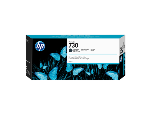[P2V71A] HP 730 300-ml Matte Black DesignJet Ink Cartridge