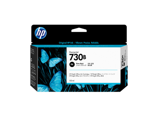 [3ED43A] HP 730B 130-ml Photo Black DesignJet Ink Cartridge