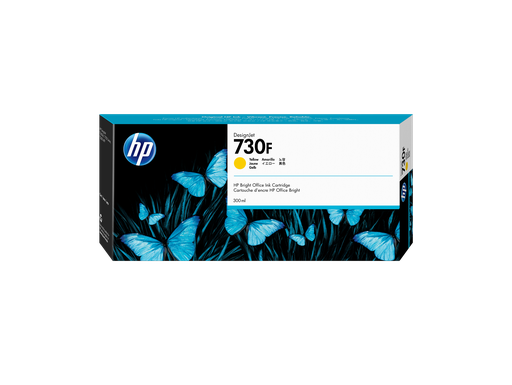 [1XB25A] HP 730F 300-ml Yellow DesignJet Ink Cartridge