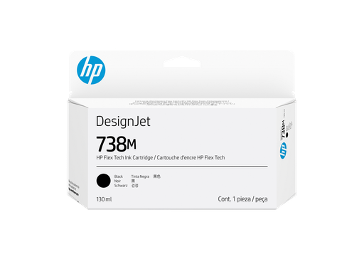 [A24VLA] HP 738M 130-ml Black DesignJet Ink Cartridge