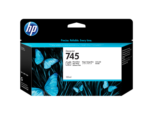 [F9J98A] HP 745 130-ml DesignJet Photo Black Ink Cartridge