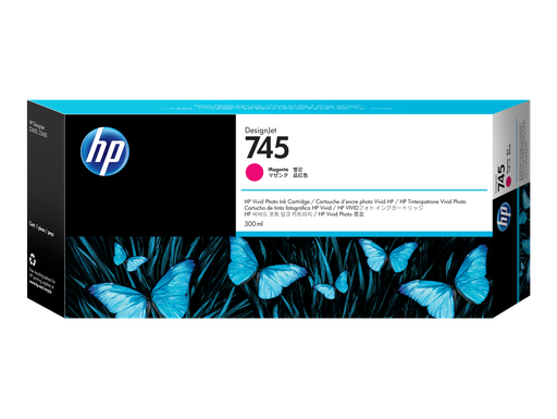 [F9K01A] HP 745 300-ml DesignJet Magenta Ink Cartridge
