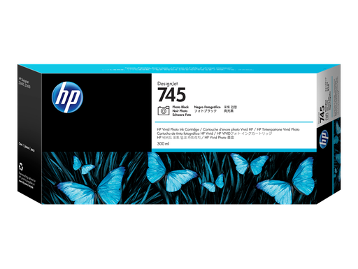 [F9K04A] HP 745 300-ml DesignJet Photo Black Ink Cartridge