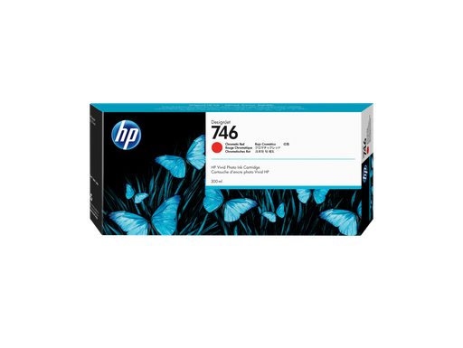 [P2V81A] HP 746 300-ml Chromatic Red DesignJet Ink Cartridge