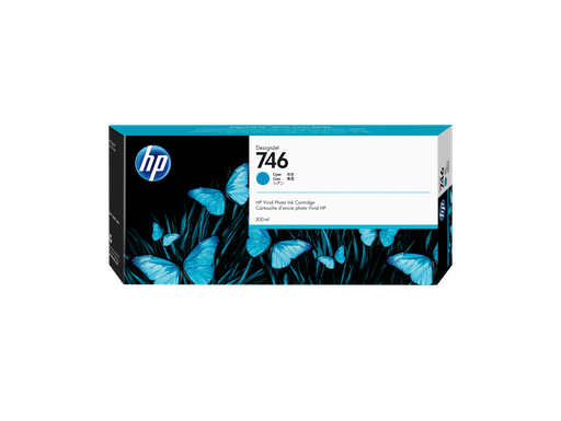 [P2V80A] HP 746 300-ml Cyan DesignJet Ink Cartridge