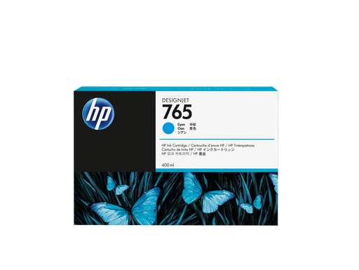 [F9J52A] HP 765 400-ml Cyan DesignJet Ink Cartridge