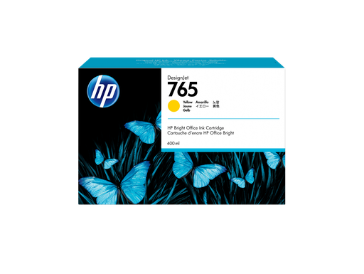 [F9J50A] HP 765 400-ml Yellow DesignJet Ink Cartridge