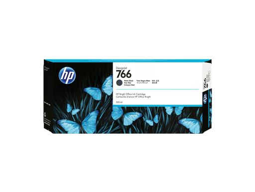 [P2V92A] HP 766 300-ml Matte Black DesignJet Ink Cartridge