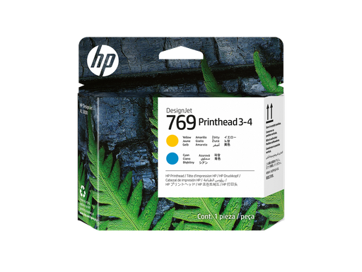 [7K5U6A] HP 769 Cyan/Yellow 3-4 DesignJet Printhead