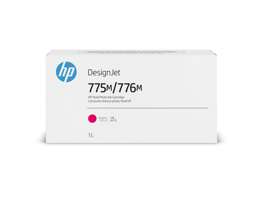[3WW82A] HP 775M/776M 1-liter Magenta Ink Cartridge