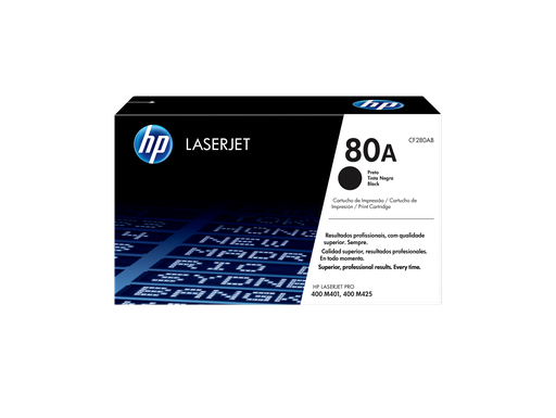 [CF280A] HP 80A Black Original LaserJet Toner Cartridge