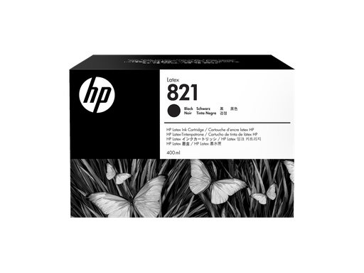 [G0Y89A] HP 821 400-ml Black Latex Ink Cartridge