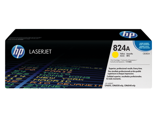 [CB382A] HP 824A Yellow Original LaserJet Toner Cartridge