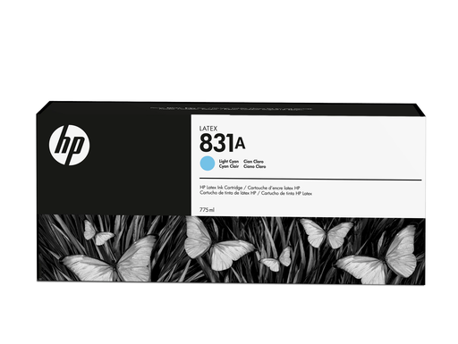 [CZ683A] HP 831A 775-ml Cyan Latex Ink Cartridge