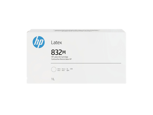 [4UV92A] HP 832M 1-liter White Latex Ink Cartridge