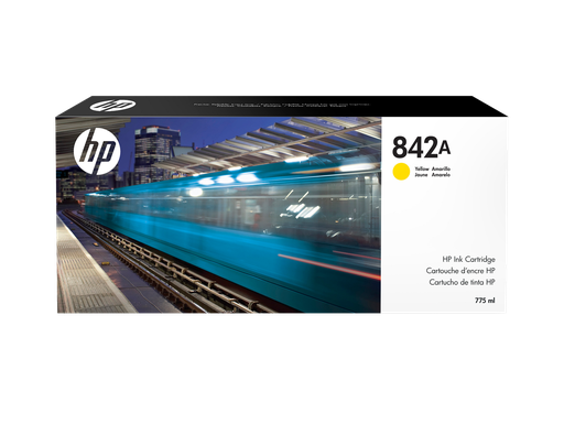 [C1Q48A] HP 842A 775-ml Yellow PageWide XL Ink Cartridge