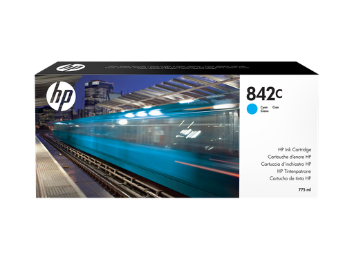 [C1Q54A] HP 842C 775-ml Cyan PageWide XL Ink Cartridge
