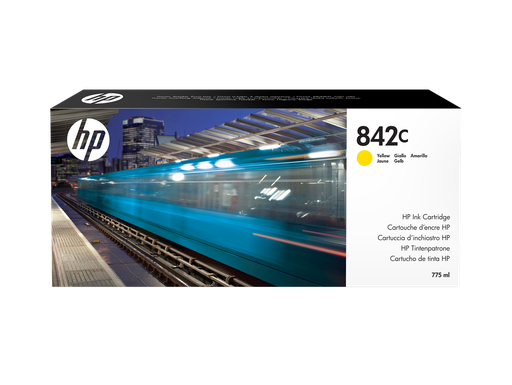 [C1Q56A] HP 842C 775-ml Yellow PageWide XL Ink Cartridge