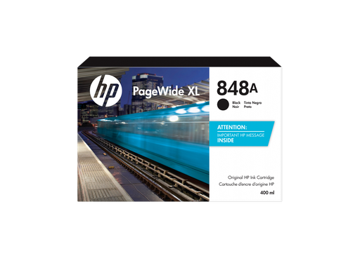 [F9J82A] HP 848A 400-ml Black PageWide XL Ink Cartridge