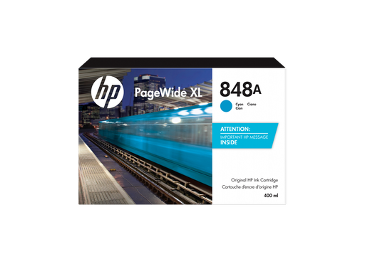 [F9J83A] HP 848A 400-ml Cyan PageWide XL Ink Cartridge