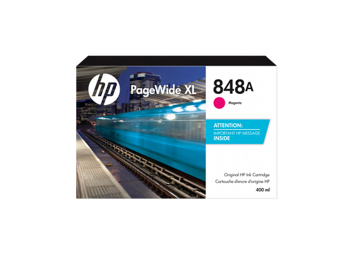 [F9J84A] HP 848A 400-ml Magenta PageWide XL Ink Cartridge