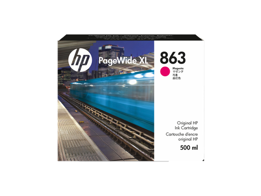 [F9K38A] HP 863 500-ml Magenta PageWide XL Ink Cartridge