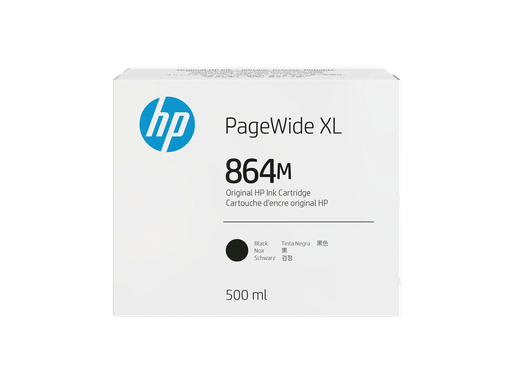 [3ED90A] HP 864M 500-ml Black PageWide XL Ink Cartridge