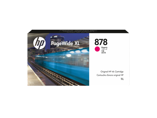 [312Z3A] HP 878 1-liter Magenta PageWide XL Ink Cartridge
