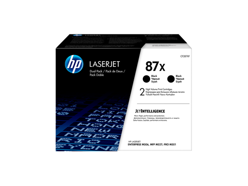 [CF287XD] HP 87X 2-pack High Yield Black Original LaserJet Toner Cartridges