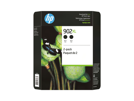 [T0A40BN] HP 902XL 2-pack High Yield Black Original Ink Cartridges