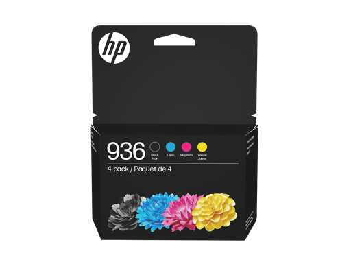 [6C3Z5LN] HP 936 CMYK Original Ink Cartridge 4-Pack