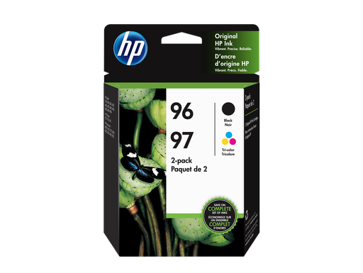 [C9353FN] HP 96 Black/97 Tri-color 2-pack Original Ink Cartridges
