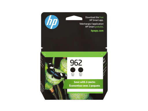 [3JB33AN] HP 962 2-pack Black Original Ink Cartridges