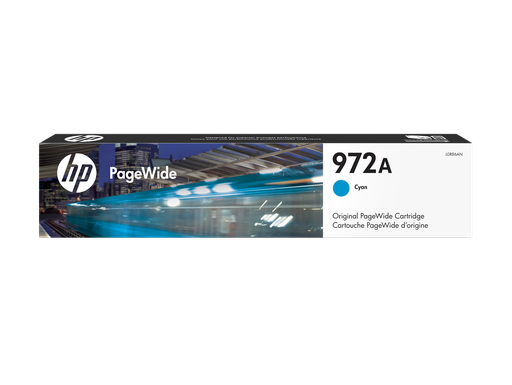 [L0R86AN] HP 972A Cyan Original PageWide Cartridge